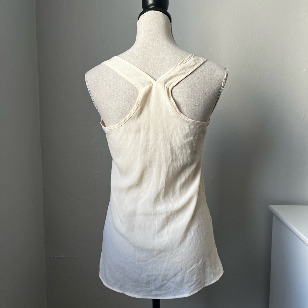 Lush Tuxedo Cream Color Tank Size S - Picture 6 of 8